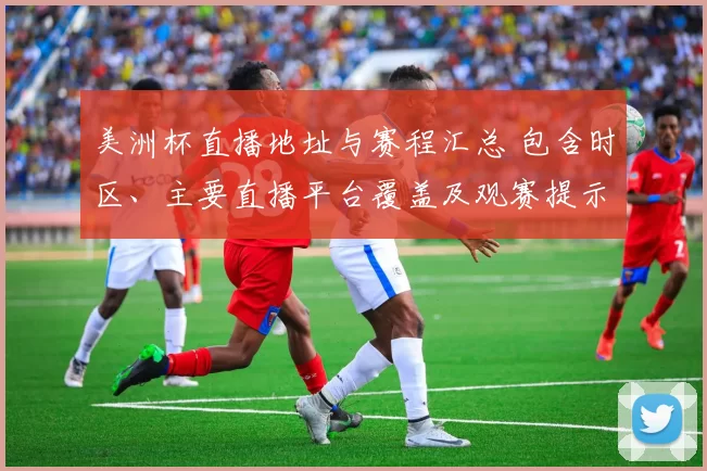美洲杯直播地址与赛程汇总 包含时区、主要直播平台覆盖及观赛提示