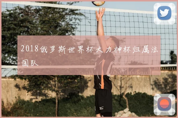 2018俄罗斯世界杯大力神杯归属法国队